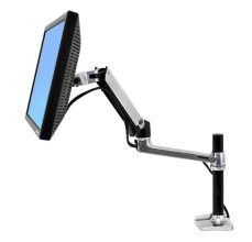 Držák Ergotron LX Desk Mount LCD Arm, Tall Pole stolní rameno  max 24" LCD,vyšší zákl. tyč