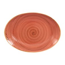RAK Porcelain RAK Twirl talíř oválný 32 × 23 cm – coral | RAK-TWNNOP32CO