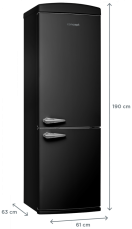 Retro lednice Concept LKR7460bcr