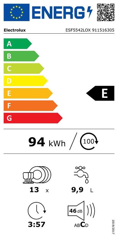 Myčka nádobí Electrolux ESF5542LOX