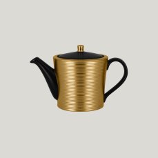 RAK Porcelain RAK Antic konvice na čaj s víčkem 40 cl, zlatá | RAK-MAEVTP40GB