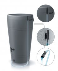 Příslušenství Prosperplast k sudům na dešť. vodu ICANSET 4 (kohoutek + přípojky)