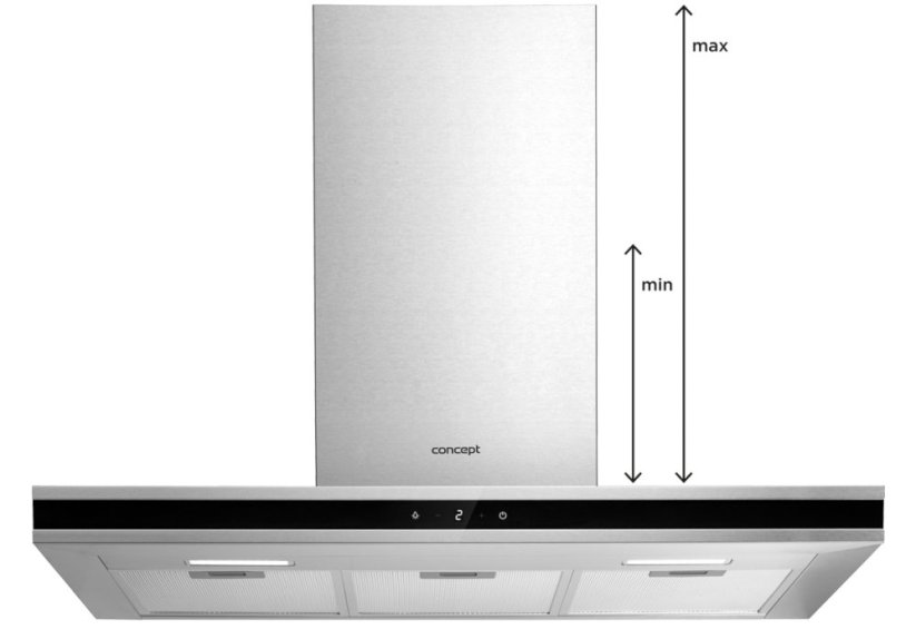 Komínová digestoř Concept OPK4690N