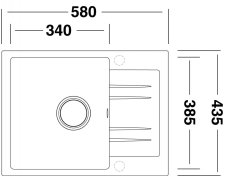 Sinks RAPID 580 N Granblack