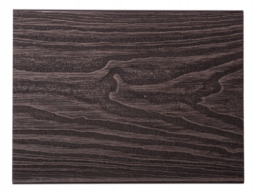 Terasové prkno G21 2,5 x 14,8 x 400 cm, Dark Wood, WPC