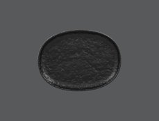 RAK Porcelain RAK Talíř oválný 28 × 20,5 cm – černá | RAK-RKOP28