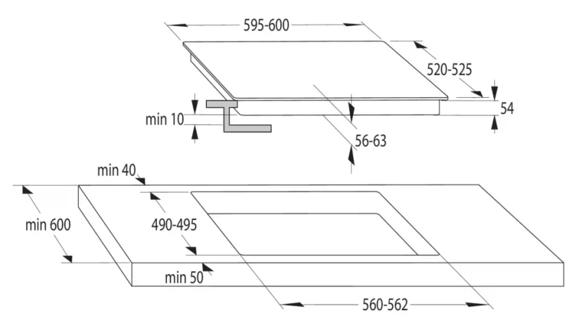 Indukční varná deska Gorenje IT643BX7