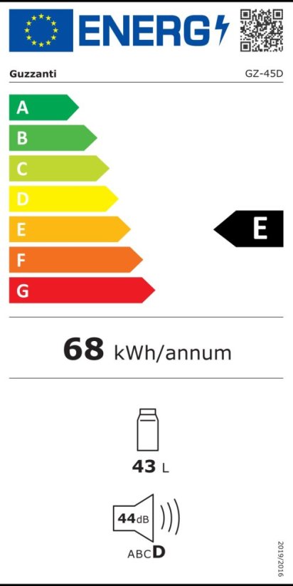 Autochladnička Guzzanti GZ 45D