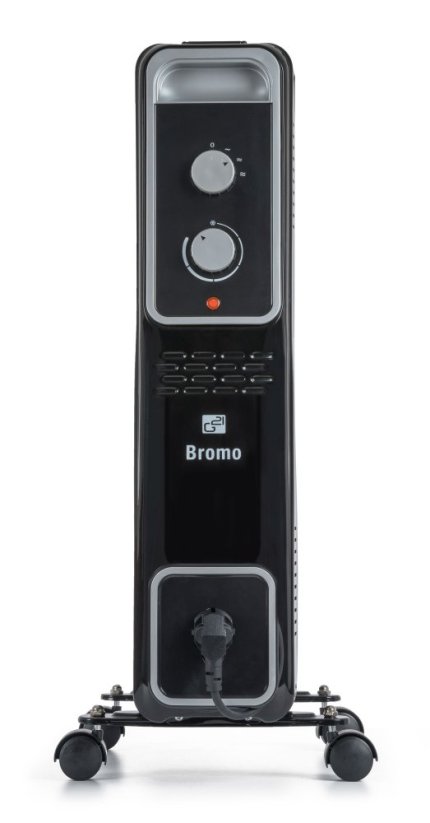 Olejový radiátor G21 Bromo černý, 11 žeber, 2500 W