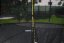 Trampolína G21 SpaceJump 430 cm, černá, s ochrannou sítí + schůdky zdarma