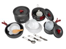 Sada nádobí Acra C22 camping set alluminium pro 3-4 osoby