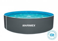 Bazén Marimex  Orlando 3,66 x 0,91m ŠEDÝ + skimmer Olympic (bez hadic a schůdků)