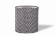 Květináč Keter Cylinder M Silver Grey