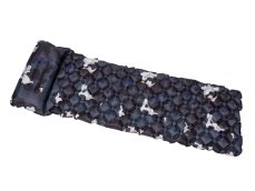 Karimatka Acra L140M nafukovací s polštářkem, šedobéžová maskovací, 5cm