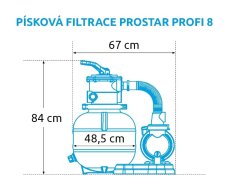 Písková filtrace Marimex ProStar Profi 8