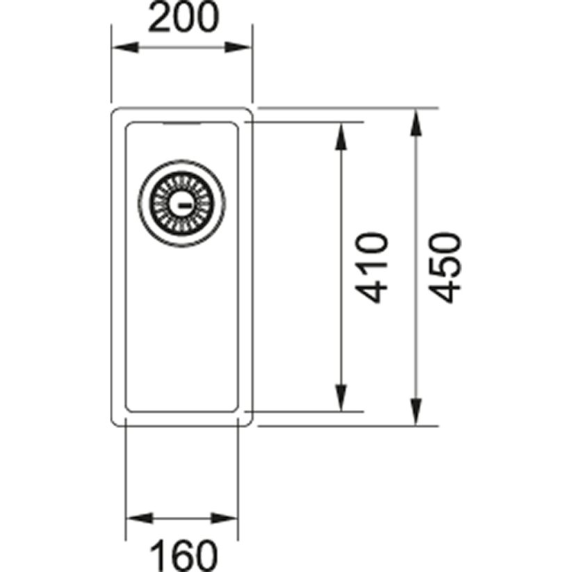 Franke BXX 210/110-16 nerez Box