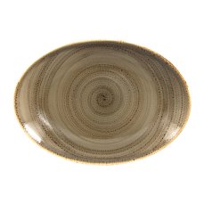 RAK Porcelain RAK Twirl talíř oválný 32 × 23 cm – alga | RAK-TWNNOP32AL