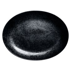 RAK Porcelain RAK Talíř oválný 36 x 27 cm, černá | RAK-KRNNOP36