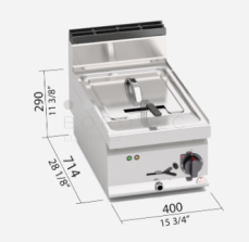 Elektrická fritéza Bertos E7F10-4B