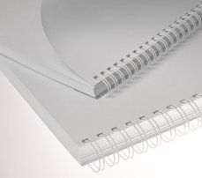 Vázací hřbet RENZ kovový (3/1") A4 průměr 16mm bílý 50ks