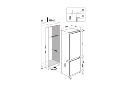 Vestavná chladnička Whirlpool WHSP70T241P