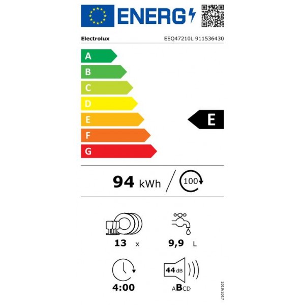 Vestavná myčka nádobí Electrolux EEQ47210L