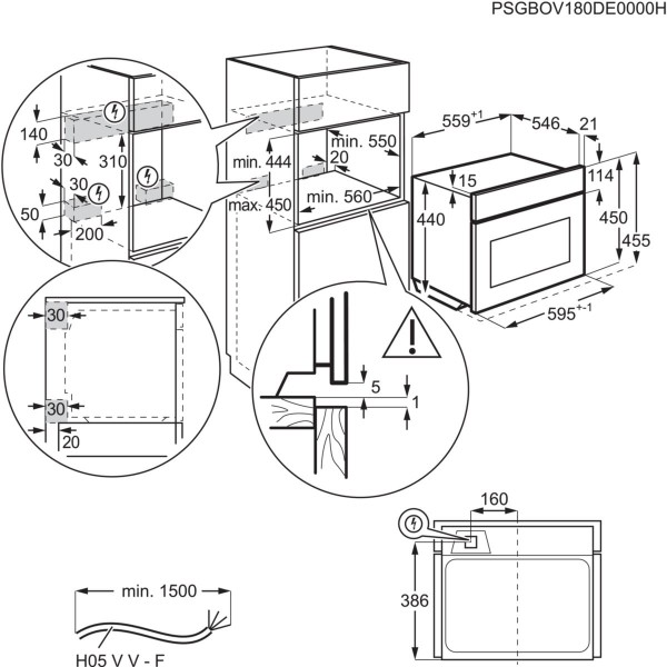 Mikrovlnná trouba Electrolux EVM6E46X