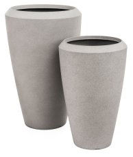Květináč G21 Cement Oval 55 x 55 x 86,3