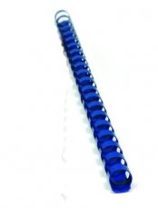 Vázací hřbet Eurosupplies plastový A4 průměr 12,5mm modrý 100ks
