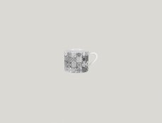 RAK Porcelain RAK Splendour šálek na espresso s uchem 11 cl – šedá | RAK-SRMSCU10