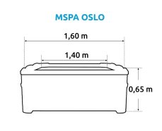 Nafukovací vířivka Marimex MSPA OSLO s pevnou konstrukcí