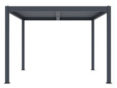 Bioklimatická pergola G21 Austin 3x3 m, antracitová hliníková