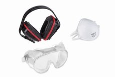 Sada Kreator KRTS60001 - sluchátka, brýle, respirátor