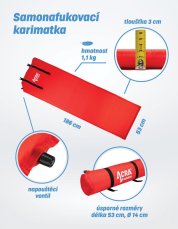 Karimatka Acra L32 samonafukovací 3 cm