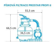 Písková filtrace Marimex ProStar Profi 6