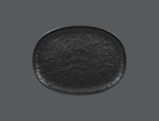 RAK Porcelain RAK Talíř oválný 32 × 23,5 cm – černá | RAK-RKOP32