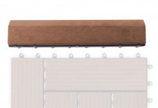 Přechodová lišta G21 Třešeň pro WPC dlaždice, 30 x 7,5 cm rovná