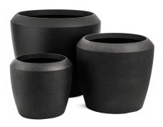 Květináč G21 Coal Round 55,6 x 55,6 x 48,4