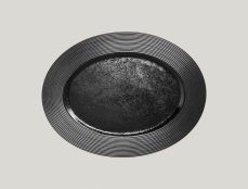 RAK Porcelain RAK Mísa oválná 36 × 27 cm – černá | RAK-EDOP36