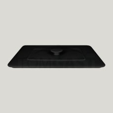 RAK Porcelain RAK Chef's Fusion poklice pro obdélný pekáč 32,5 × 22 cm, černá | RAK-CFRT32BKLD