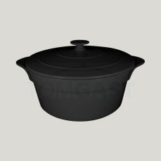RAK Porcelain RAK Chef's Fusion hrnec s poklicí pr. 28 cm, černý | RAK-CFRD28BK