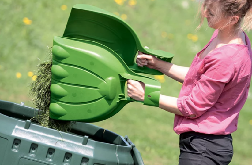 Hrábě Prosperplast ruční BEAR PAW olivové