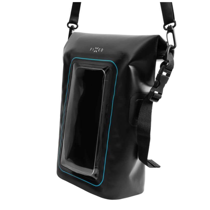 Lodní vak FIXED Float Bag s kapsou pro mobilní telefon 3L, černá