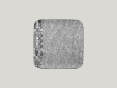 RAK Porcelain RAK Splendour talíř čtvercový 24 × 24 cm – šedá | RAK-SRAUSP24