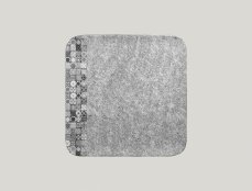 RAK Porcelain RAK Splendour talíř čtvercový 27 × 27 cm – šedá | RAK-SRAUSP27