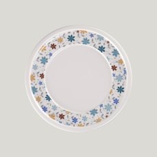 RAK Porcelain Ease summer talíř mělký s okrajem pr. 24 cm