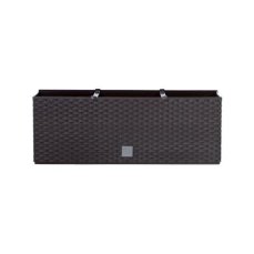 Samozavlažovací květináč Prosperplast Rato Case 51,4 x 19 x 18,6 cm hnědý