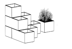 Květináč Prosperplast MADERA SQUARE eco wood 28,8 cm naturo