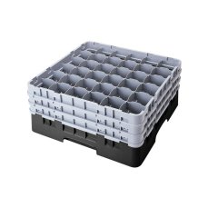 Cambro Koš Camrack 36 pozic, výška sklenice 9 cm - Černá