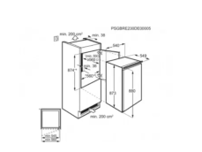 Vestavná chladnička Electrolux LFB2AE88S1